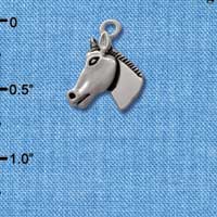 C1650* - Horse Head - - Silver Charm