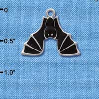 C1792 - Bat - Hanging - Silver Charm