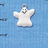 C1796 - Ghost - White - Silver Charm