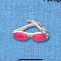 C1898+ - Sunglasses - 3D Hot Pink - Silver Charm