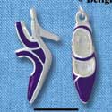 C1993+ - Ankle Strap Shoe - Purple - Silver Charm