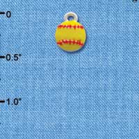 C2011 - Softball optic yellow - - Silver Charm Mini