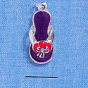 C2095 - Flip Flop Red Hat Silver Charm