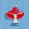 C2097 - Red Hat On Stand Silver Charm