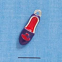 C2114+ - Loafer Shoe Red Hat Silver Charm
