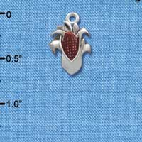 C2117 - Corn Stalk Silver Charm