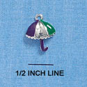 C2133 - Umbrella Silver Charm