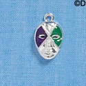 C2145 - Full Face Mask Silver Charm