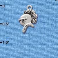 C2173* - Mascot Knight Silver Charm (Left or Right)