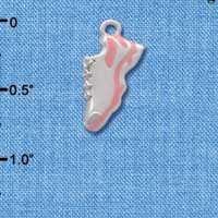 C2191* - Running Shoe Pink Silver Charm (Left or Right)