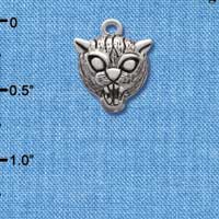 C2203* - Mascot - Wildcat - Small Silver Charm (Left or Right)