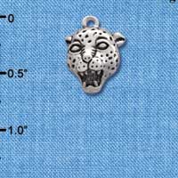 C2205* - Mascot - Jaguar - Small Silver Charm (Left or Right)