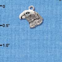 C2211* - Mascot - Falcon - Small Silver Charm (Left or Right)