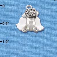 C2218 - Dog Angel - Silver Charm