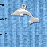 C2486+ - Antiqued Dolphin - Silver Charm