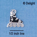 C2494* - Rollarblade - Black - Silver Charm (Left or Right)