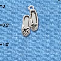 C2515 - Ballet Slippers - Silver - Silver Charm