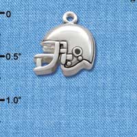 C2522* - Football Helmet - Small - Silver Charm (Left or Right)