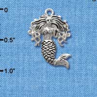 C2582* - Mermaid - Silver Charm (Left and Right)