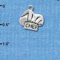 C2599 - Chef Hat - Silver Charm