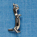 C3127+ - Otter - Imitation Rhodium Charm