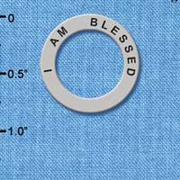 C3208 - I am Blessed - Affirmation Message Ring