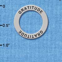 C3233 - Gratitude - Affirmation Message Ring