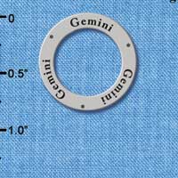 C3695 tlf - Gemini (Intellectual, Curious, Versatile) - Affirmation Message Ring