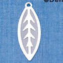 C3757 tlf - Long Mesh Leaf - Silver Charm