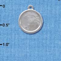 C3883 tlf - Silver Disc Holder - Silver Charm 