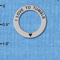 C3983 tlf - I love to Tumble - Affirmation Message Ring