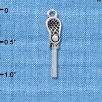 C4042+ tlf - 3-D Lacrosse Stick and Ball - Silver Charm