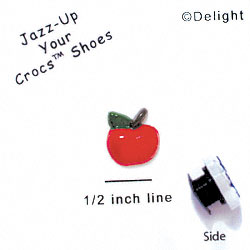 CROC-0023* - Apple Stem Mini (Left & Right) - Clog Shoe Decoration Charm
