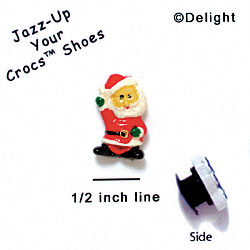 CROC - 0488 - Mr. Claus - Mini - Clog Shoe Decoration Charm