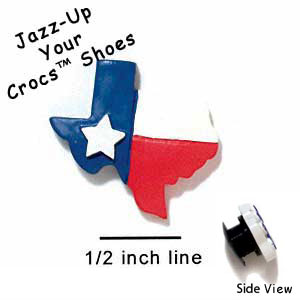 crocs texas flag