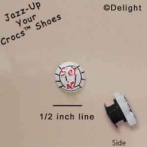 volleyball shoe charm for crocs