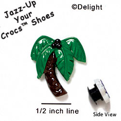 palm tree croc charm