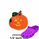 CROC - 0057A - Jack O 'Lantern - Mini - Clog Shoe Decoration Charm