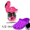 CROC - 0057D* - Flamingo Pink - Mini - Clog Shoe Decoration Charm