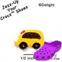 CROC - 0067B* - School Bus Yellow - Mini - Clog Shoe Decoration Charm