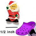 CROC - 0488 - Mr. Claus - Mini - Clog Shoe Decoration Charm