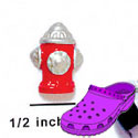 CROC - 0756 - Fire Hydrant - Red - Mini - Clog Shoe Decoration Charm