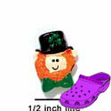 CROC - 1156 - Irishman Face - Mini - Clog Shoe Decoration Charm