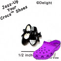 CROC - 2220 - Tap Shoes Black - Mini - Clog Shoe Decoration Charm