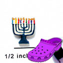 CROC - 2288 - Menorah Colors - Mini - Clog Shoe Decoration Charm