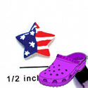 CROC - 2656 - Star USA - Mini - Clog Shoe Decoration Charm