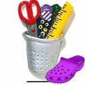 CROC - 3077 - Thimble Scissors Tape - Medium - Clog Shoe Decoration Charm