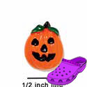 CROC - 3523 - Jack O 'Lantern Black Small - Clog Shoe Decoration Charm