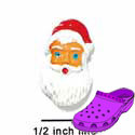 CROC - 3544* - Santa Face Long - Mini - Clog Shoe Decoration Charm