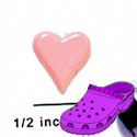 CROC - 3848 - Heart Long Peach - Mini - Clog Shoe Decoration Charm